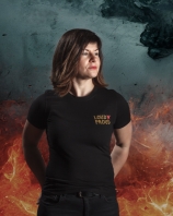 LAP Damen T-Shirt Lion and Guitar