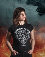 LAP Damen T-Shirt White Lion