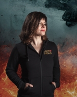 LAP Damen Zipper Lion and Guitar